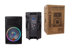Load image into Gallery viewer, MR DJ SYNERGY15BAT 15" 3500W Power DJ Bluetooth Speaker Battery/Amplifier/SD/USB/FM
