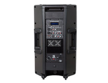 Load image into Gallery viewer, MR DJ SYNERGY15 Pro Audio Indoor Outdoor Ultra Powerful DJ Bluetooth 4500W Watts Peak, 15" Inch Woofer, Trolley Rolling Speaker with Built in Media Player, FM Radio Tuner, USB, SD Card