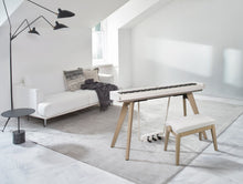 Load image into Gallery viewer, Casio BG-50WE Adjustable Piano Bench - White