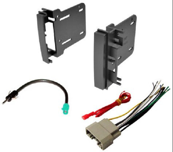 American Terminal 2007-2014 Chrysler/Dodge/Jeep/VW/ Mitsu Car Radio Stereo 2din Dash Kit Panel Wire Harness Antenna Adapter