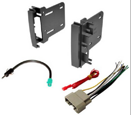 American Terminal 2007-2014 Chrysler/Dodge/Jeep/VW/ Mitsu Car Radio Stereo 2din Dash Kit Panel Wire Harness Antenna Adapter