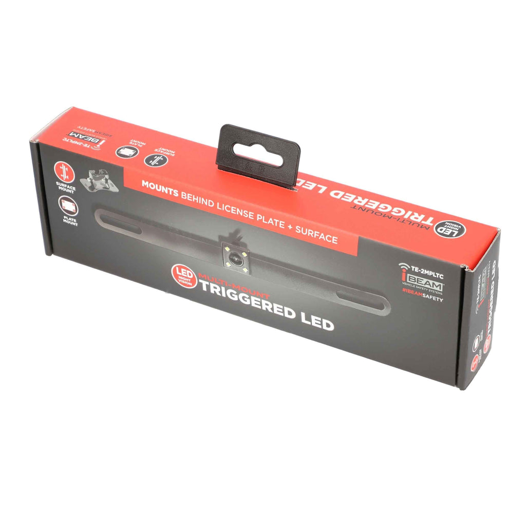 iBeam TE-2MPLTC LED Accessory Camera with Multi-Mounts & Active Parking Lines