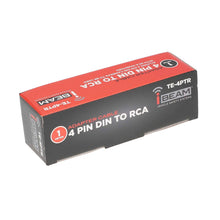Load image into Gallery viewer, iBeam TE-4PTR Commercial 4-Pin Din to RCA Adapter Cable