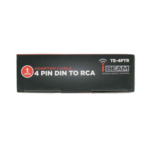 Load image into Gallery viewer, iBeam TE-4PTR Commercial 4-Pin Din to RCA Adapter Cable