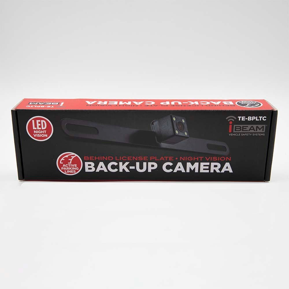 iBeam TE-BPLTC Behind Lic Plate Cam Active-Park Lines and LED Night Vision