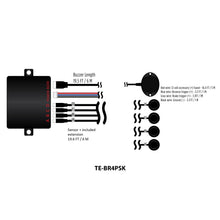 Load image into Gallery viewer, iBeam TE-BR4PSK Rubber Rear Parking Assist Kit
