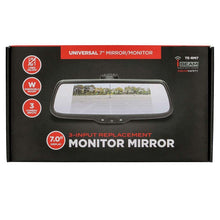 Load image into Gallery viewer, iBeam TE-RM7 7 Inch Mirror/Monitor Single View with 3 Inputs
