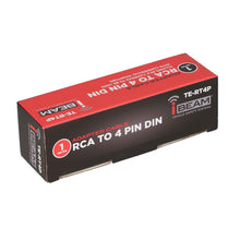 Load image into Gallery viewer, iBeam TE-RT4P Commercial RCA to 4-Pin Din Adapter Cable