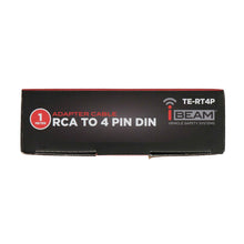 Load image into Gallery viewer, iBeam TE-RT4P Commercial RCA to 4-Pin Din Adapter Cable