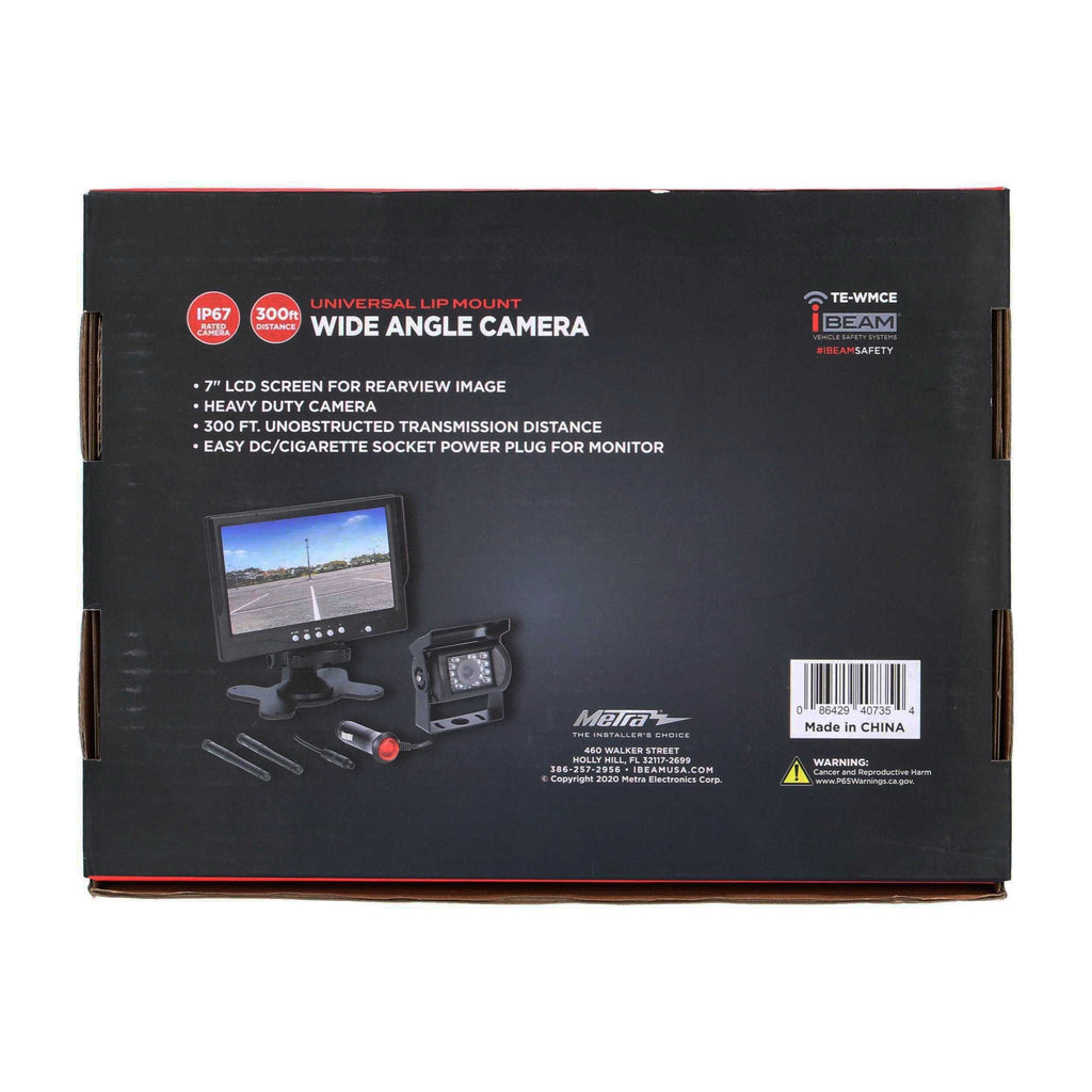 iBeam TE-WMCE Universal Wireless 7” Monitor and Commercial Camera
