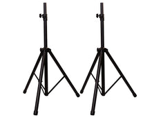 Load image into Gallery viewer, Mackie Thump212 12" Powered Loudspeaker with MR DJ Heavy Duty Aluminum Speaker Stands with 1/4 inch Cables, Carrying Case &amp; 2 XLR Cables Bundle