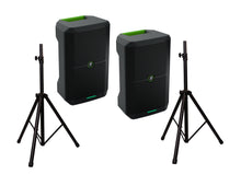 Load image into Gallery viewer, 2 Mackie Thump GO 200 watt 8" 2-way Battery-powered portable loudspeaker &amp; Thump Go Carry Bag &amp; Speaker Stand