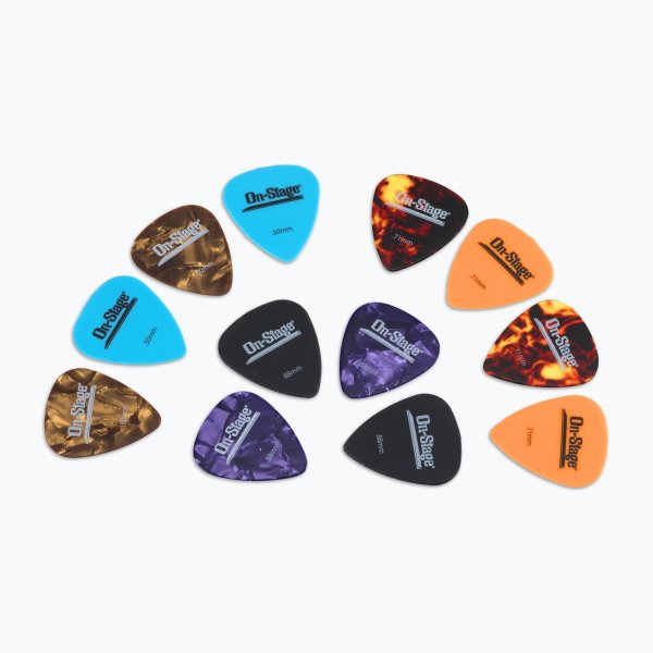 On-Stage GP12MH Light/Medium Guitar Picks