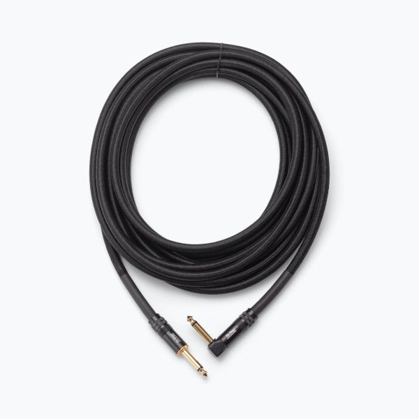 On-Stage OSPRO-ICR-25 Production-Grade Braided Instrument Cable (Right Angle to Straight) 25 ft