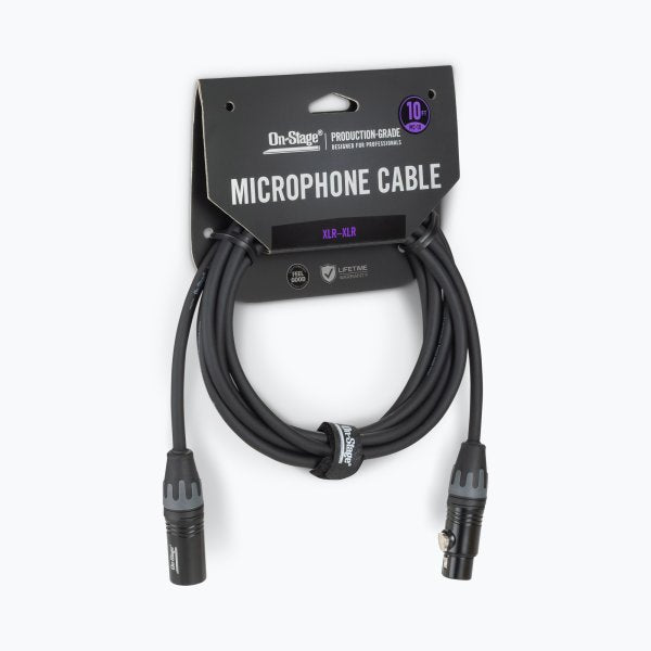 On-Stage OSPRO-MC-10 Production-Grade Microphone Cable (XLR to XLR) 10 ft