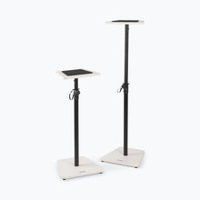 Load image into Gallery viewer, On-Stage SMS7500W Wood Studio Monitor Stands (White, Pair)