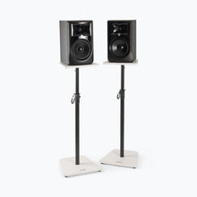 Load image into Gallery viewer, On-Stage SMS7500W Wood Studio Monitor Stands (White, Pair)
