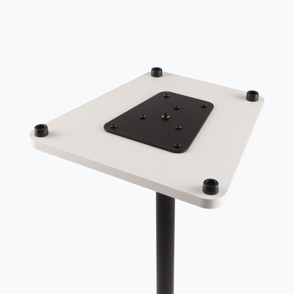 On-Stage SMS7500W Wood Studio Monitor Stands (White, Pair)