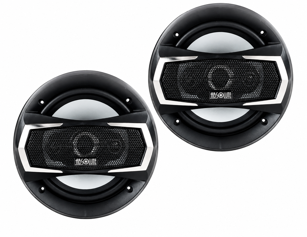 Dual XDM27BT Digital Media Receiver + 2 Absolute TQ654 6.5" 4-Way Car Speakers Package (Copy)