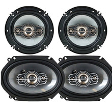 Load image into Gallery viewer, Absolute TQ-654 6.5" + TQ-684 6x8" 4-Way Speaker Fit 1987-1993 Ford Mustang