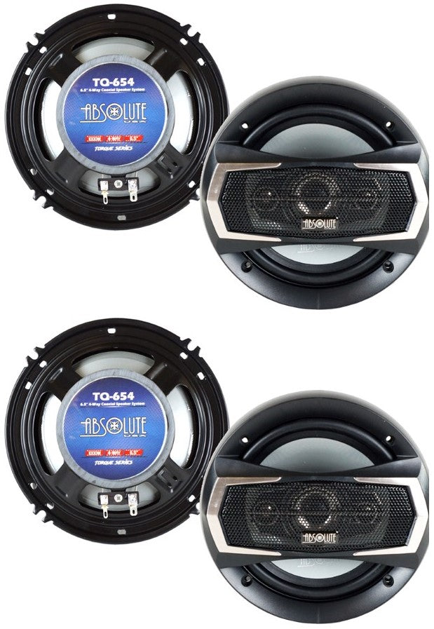 2 Pairs 6.5" Front & Rear Speakers Fit 2008-2022 Honda Accord