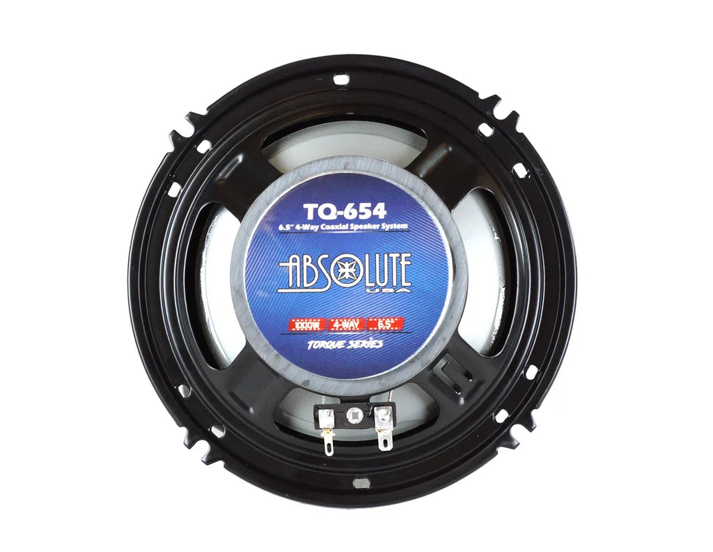 TQ-654 6.5" 4-Way Speakers + 82-9601 Fit Harley Davidson 1998-2013 Electra Glide w/Fairing