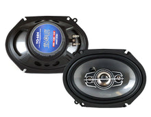 Load image into Gallery viewer, 2 Absolute TQ-684 6"x8" 5x7" Front &amp; Rear Speakers + Harness Fit Lincoln Navigator 1999-2014
