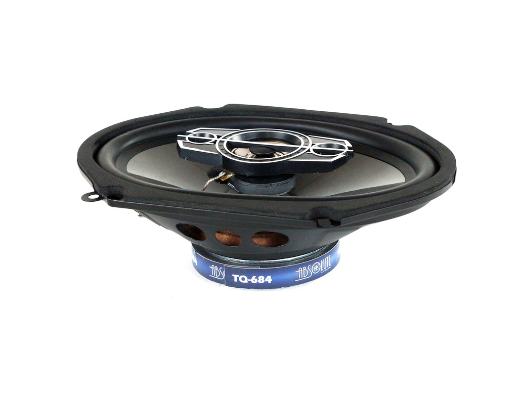2 Pair Absolute TQ-684 6"x8" 600W 4-Way Coaxial Loudspeakers Car Speakers
