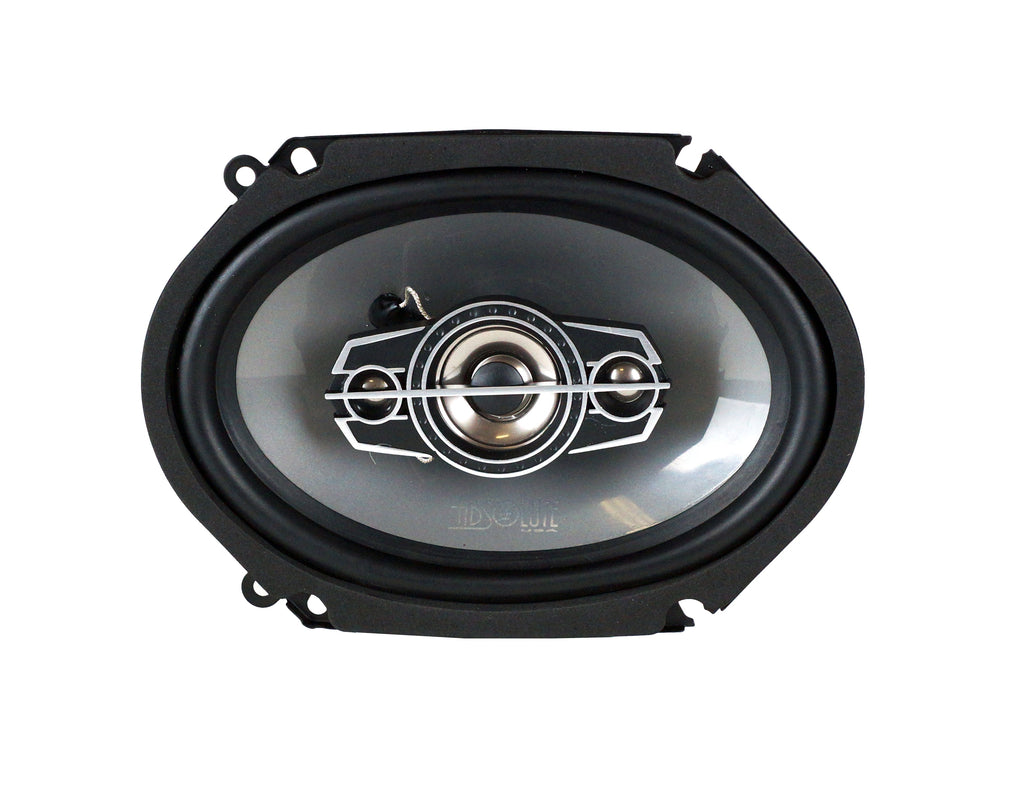 2 Pair Absolute TQ-684 6"x8" 600W 4-Way Coaxial Loudspeakers Car Speakers