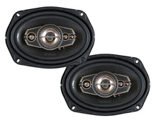Load image into Gallery viewer, 2 Pair Absolute TQ-695 6x9" 5-Way Speakers 600W + 6X9" Enclosure Empty Box