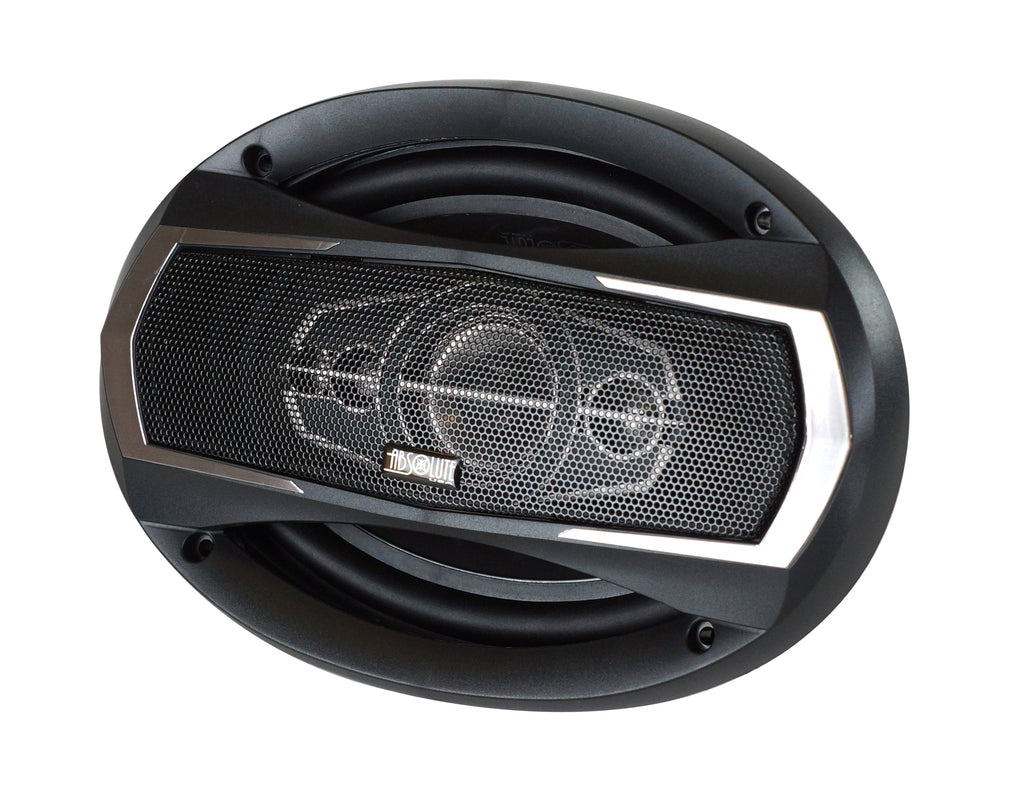Absolute TQ-695 6x9" 5-Way Coaxial Car Speakers 600W + 6X9" Enclosure Empty Box