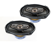 Load image into Gallery viewer, Absolute TQ-695 6x9" 5-Way Coaxial Car Speakers 600W + 6X9" Enclosure Empty Box