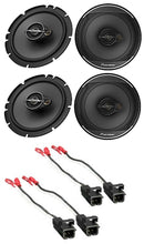 Load image into Gallery viewer, 2 Pairs Pioneer TS-A1670F 6.5" Car Truck Front Rear Door Speakers Harness Fit GM 06-16