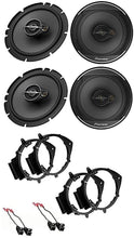 Load image into Gallery viewer, 2 Pairs Pioneer TS-A1670F 6.5" Car Truck Front Rear Door Speakers Fit GM 06-16