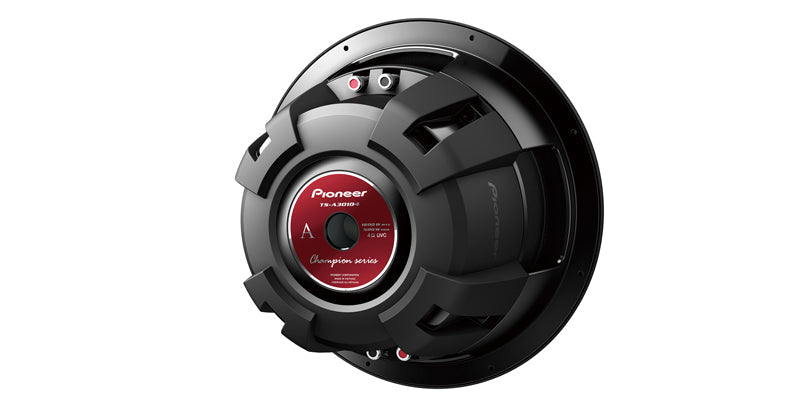 Pioneer TS-A301S4 1600W Max (500W RMS) 12" Champion Series Single 4-Ohm Voice Coil Component Subwoofer