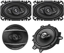 Load image into Gallery viewer, Pioneer TS-A4670F 210W Max 4"X 6" 4-Way Speakers &amp; TS-A1680F 350W Max 6.5"