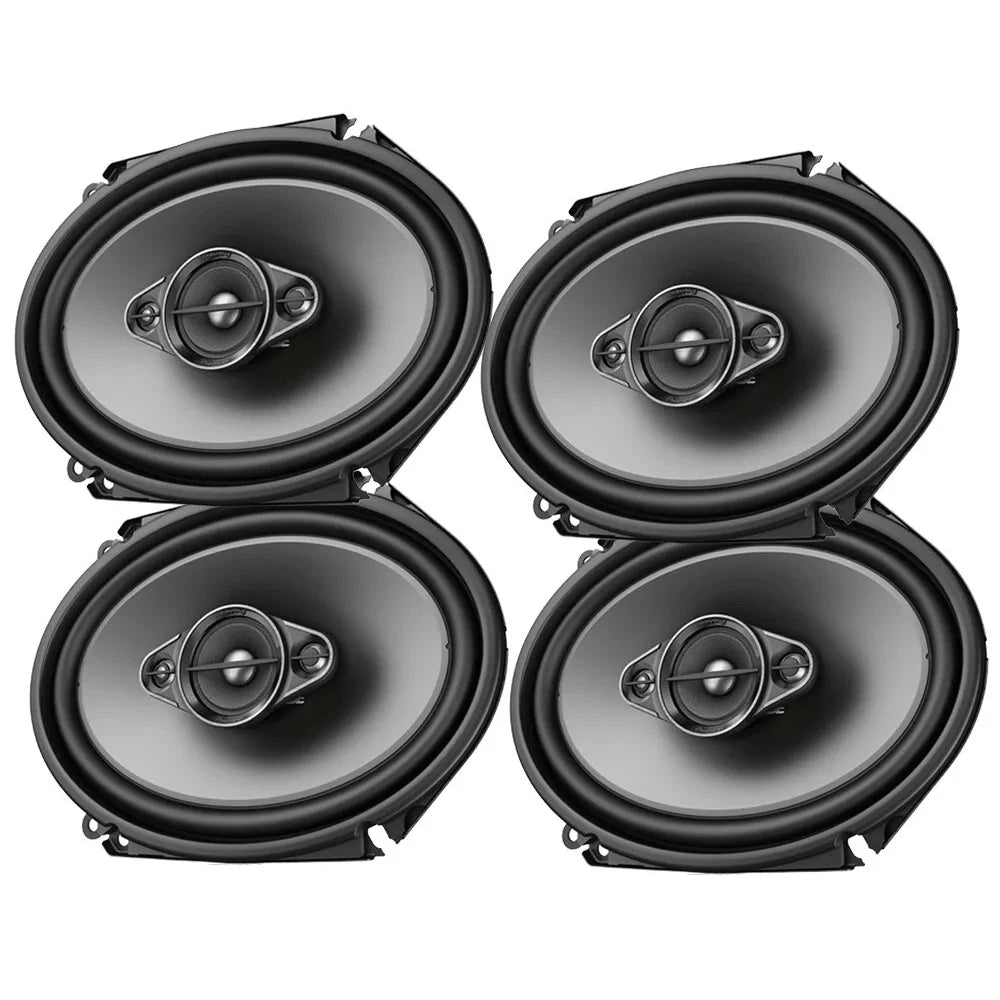 2 Pair Pioneer TS-A682F 350W 6x8" Front & Rear Car Speakers