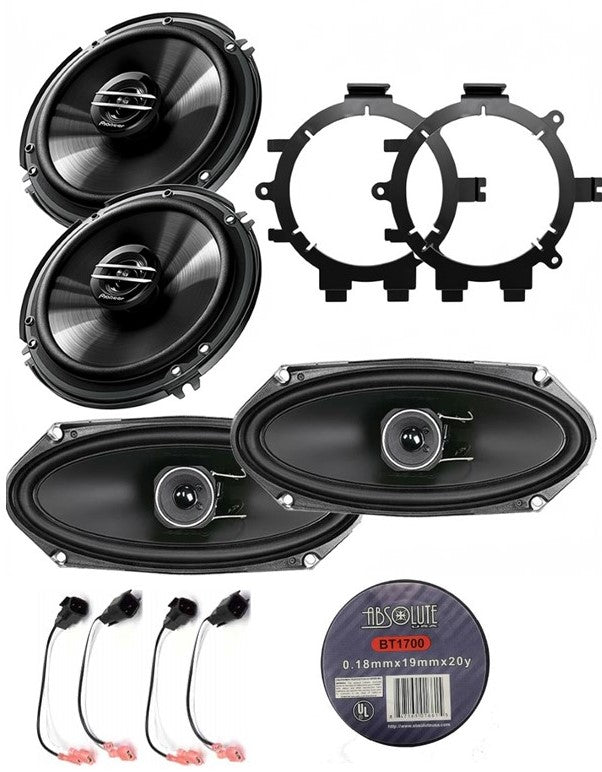 Pioneer 6.5" & 4x10" Door & Overhead Speakers Fit 1995-2006 Suburban & Tahoe