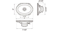Load image into Gallery viewer, Pioneer TS-G6820S 500W Max (80W RMS) 6"x8" G-Series 2-Way Coaxial Car Speakers