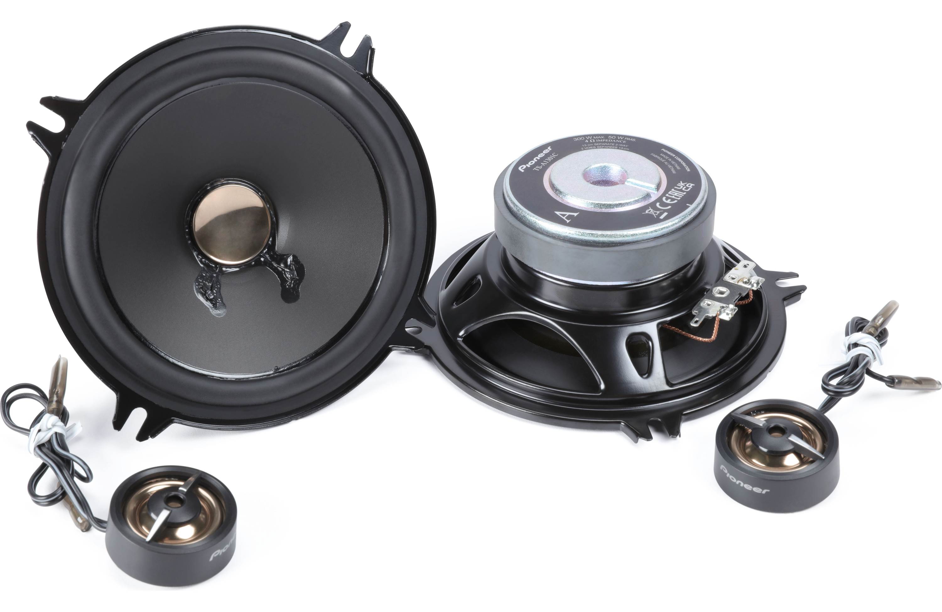 Pioneer TS-A1301C A-Series 300W 5.25" 2-Way Car Component Speaker System