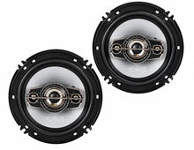 Load image into Gallery viewer, 2 Pairs Absolute TQ-654 6.5" 4-Way Car Speakers + GMSB345 GM Speaker Adapters + 72-4568 Harnesses 4-Speaker Front &amp; Rear Upgrade Kit
