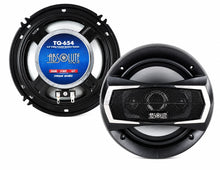 Load image into Gallery viewer, 2 Pairs Absolute TQ-654 6.5" 4-Way Car Speakers + GMSB345 GM Speaker Adapters + 72-4568 Harnesses 4-Speaker Front &amp; Rear Upgrade Kit