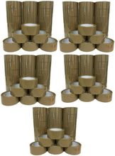 Load image into Gallery viewer, 5 XP Audio 120 Rolls Brown Packing Tape 3" x 110 Yards Strong Heavy Duty Sealing Adhesive Tapes for Moving Packaging Shipping Office and Storage