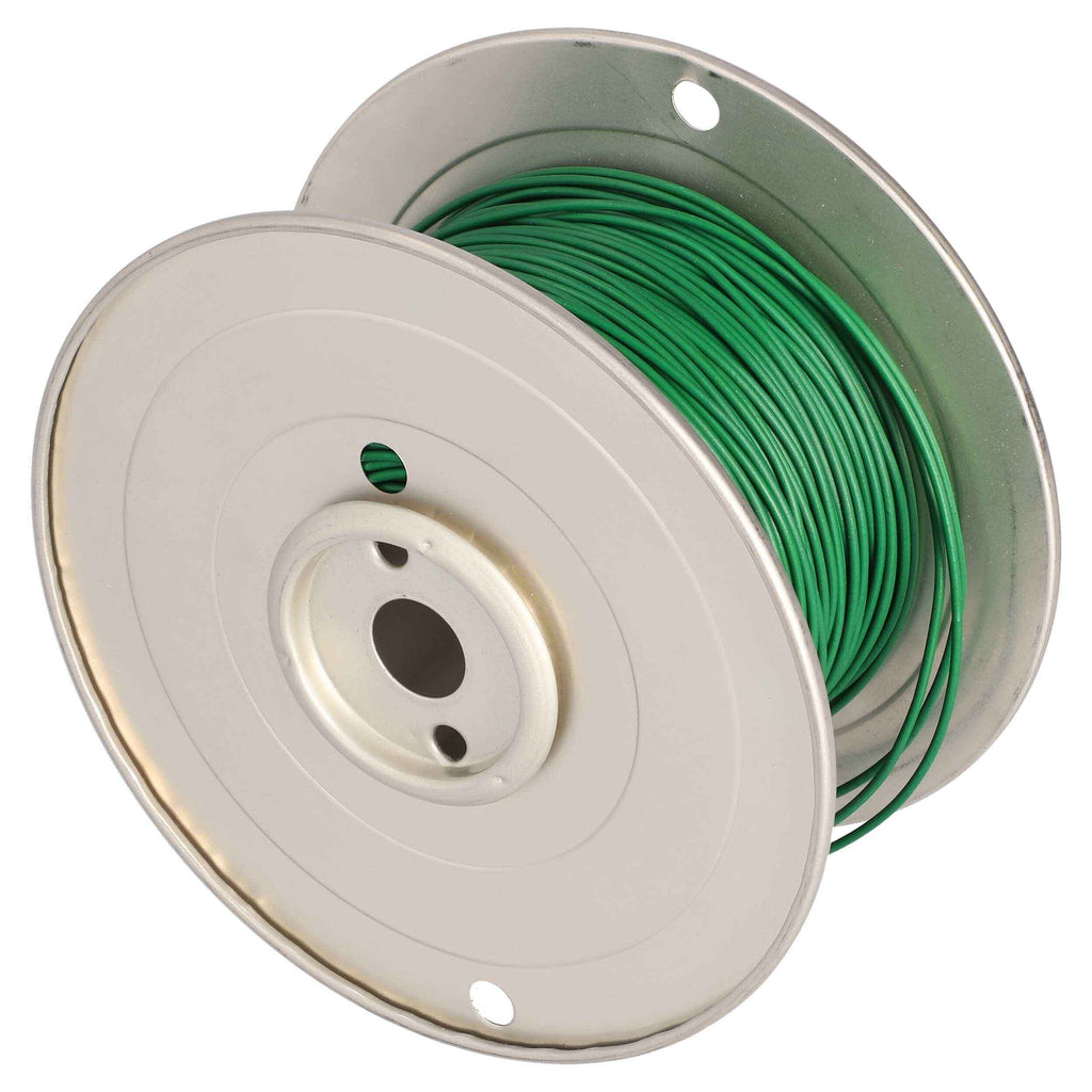 Install Bay US22500GN 22 GA US GPT All Copper Primary Wire Green - Coil of 500 Ft