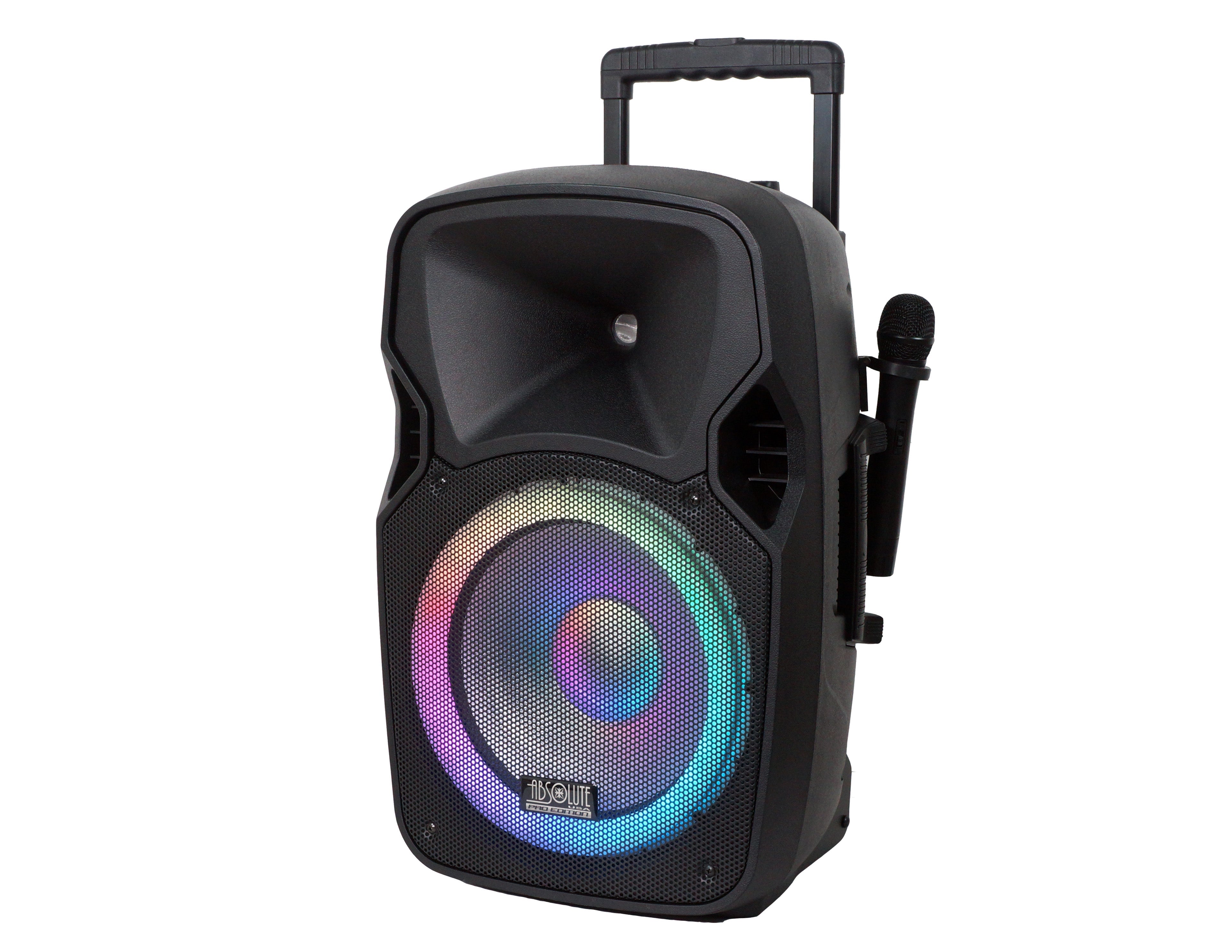 Absolute USA USPROBAT12 <br/>12" 3000 Watts Max Power Speaker Built-in Battery/Bluetooth/Amplifier/SD/USB/FM Radio