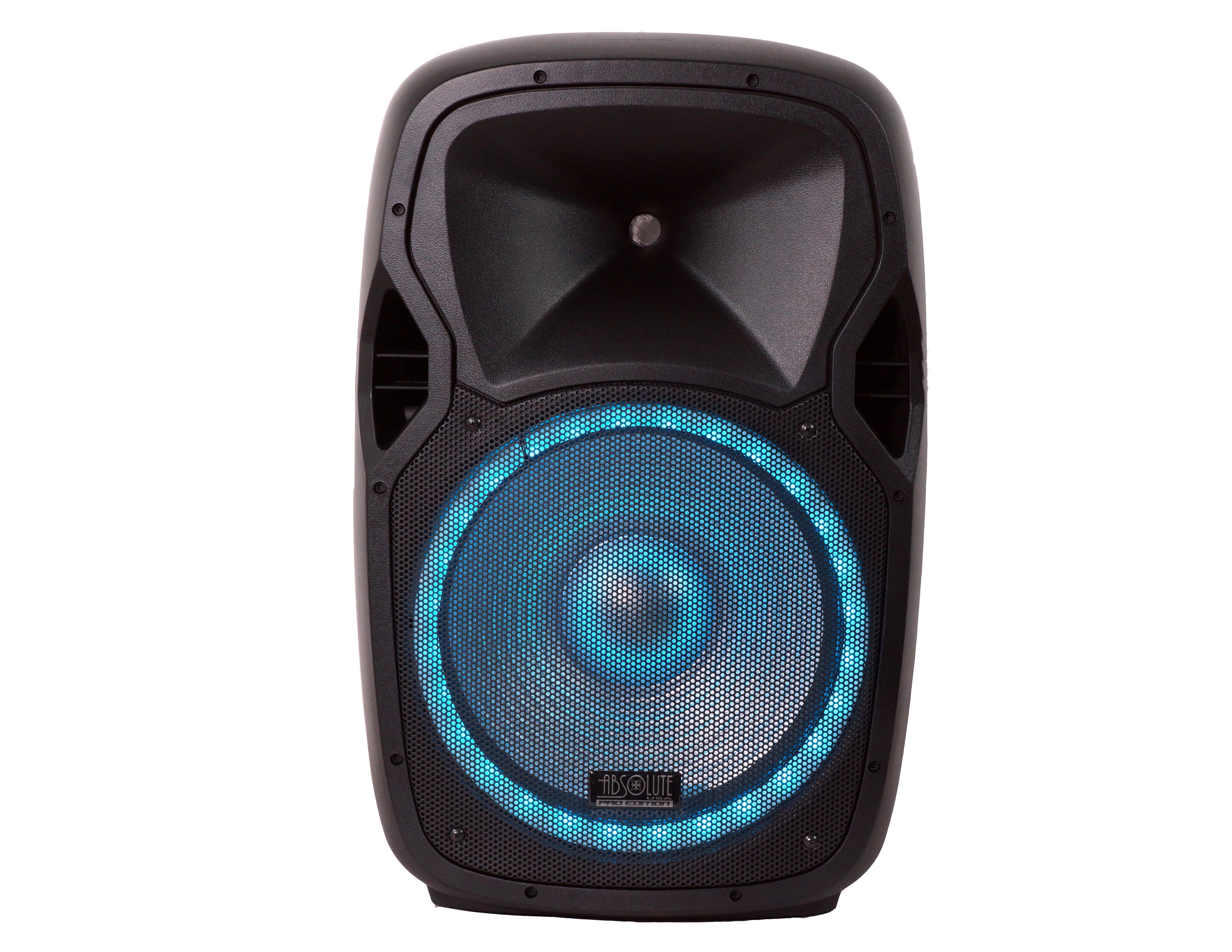 Absolute USPROBAT15 Portable Loud Speaker Bluetooth Party 3500W 15 Inch Wireless Microphone