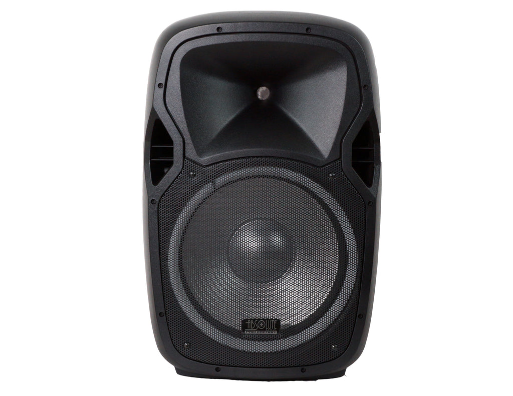 Absolute USA USPROBAT15 15" 3500 Watts Max Power Speaker Built-in Battery/Bluetooth/Amplifier/SD/USB/FM Radio