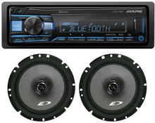 Load image into Gallery viewer, Alpine UTE-73BT Digital Media Receiver Bluetooth &amp; SXE-1726S 6.5" Speaker