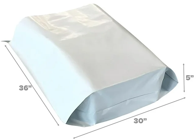 200 Pack 30" x 36" x 5" Extra Large Expansion Poly Mailers Gusseted 3 Mil