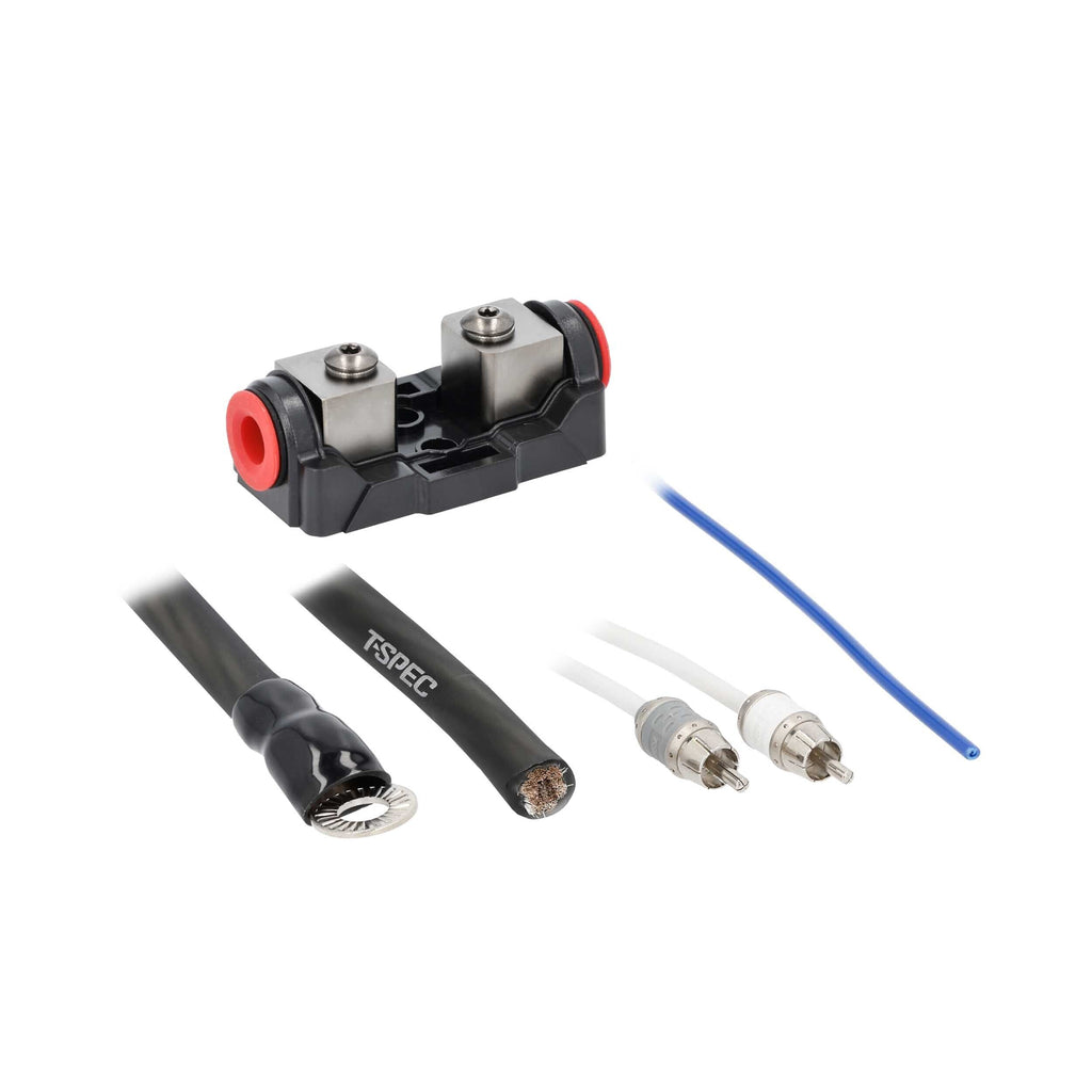 T-SPEC V10-AK4 v10 4 AWG Amp Kit - 2100 W with RCA Cable